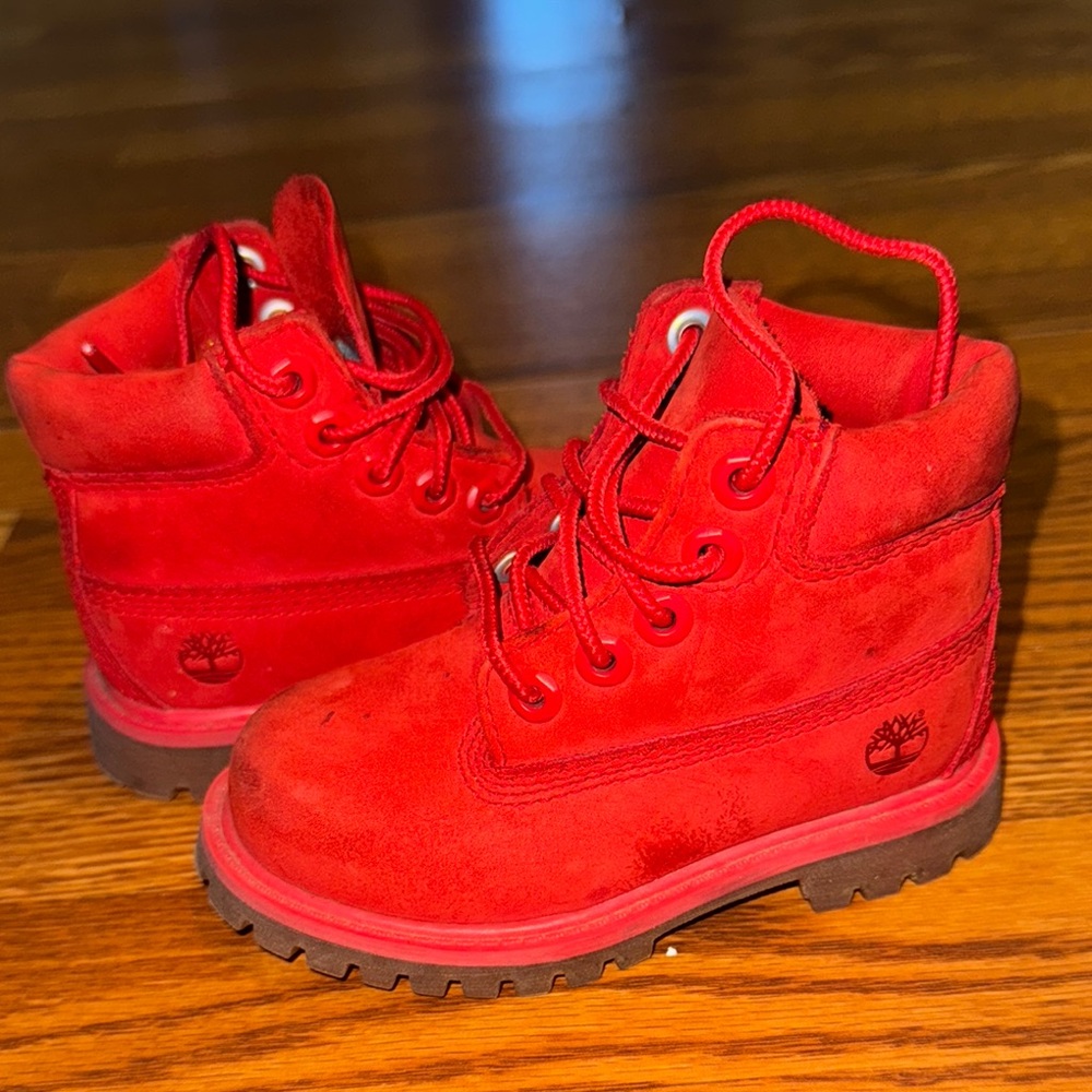 Timberland Red Kids Boots